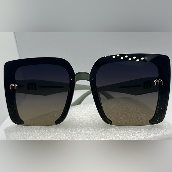 Oversized Square Sunglasses, Gradient Lens, UV Protection, M\